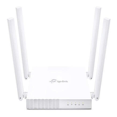 WiFi router TP-Link Archer C24 – dual-band 2,4/5 GHz, hvid