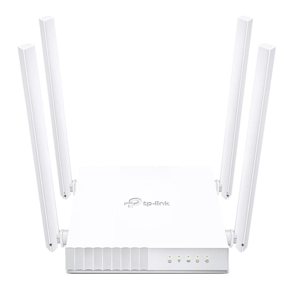 WiFi router TP-Link Archer C24 – dual-band 2,4/5 GHz, hvid