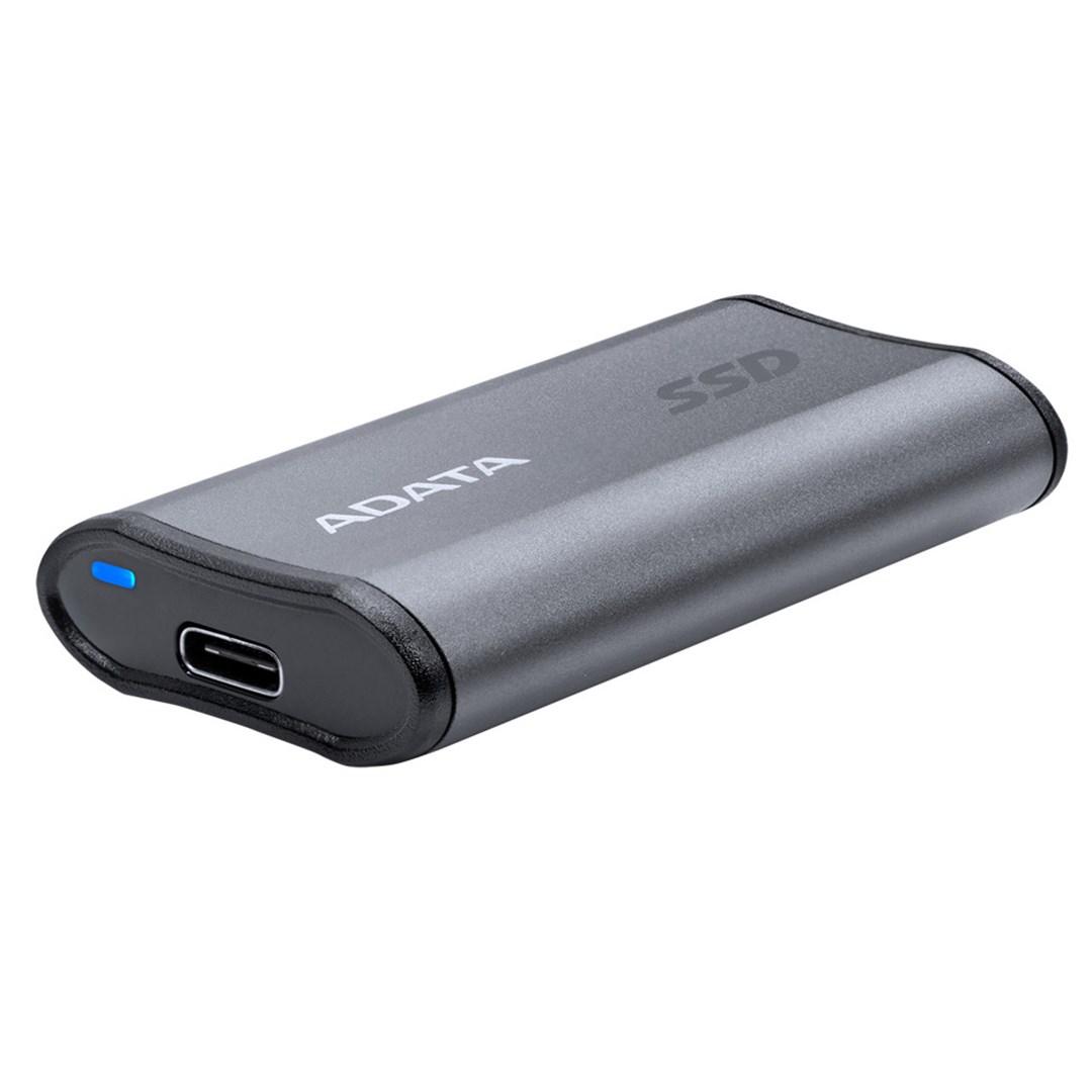 Ekstern SSD ADATA SE880 500 GB - grå, USB-C, Wi‑Fi billede