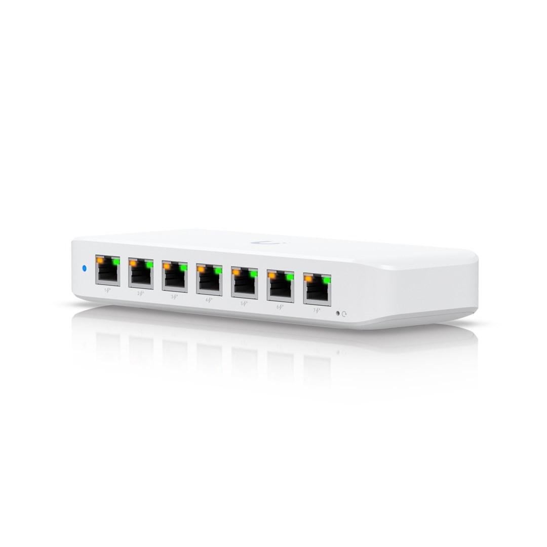 Netværksswitch Ubiquiti Ultra Managed L2 Gigabit PoE - hvid