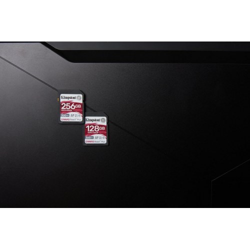 SD-kort 128 GB Kingston Canvas React Plus SDXC UHS-II (300/260 MB/s) U3 V90