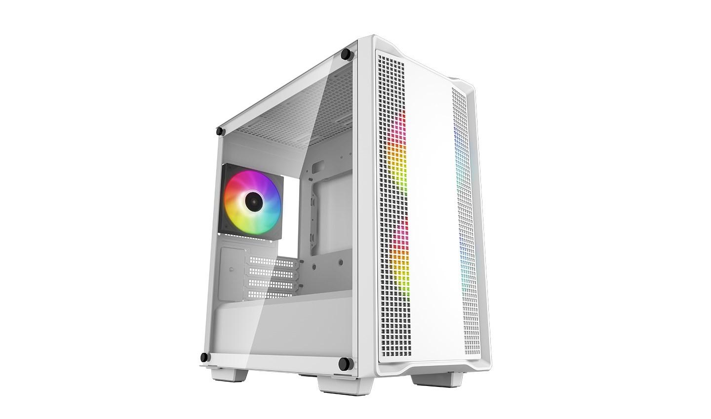 PC kabinet DeepCool CC360 WH ARGB - hvid mini tower billede