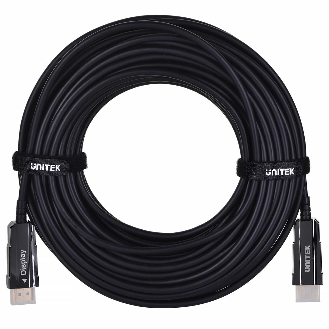 HDMI-kabel 20 m – UNITEK 2.0, 4K 60 Hz (AOC) billede