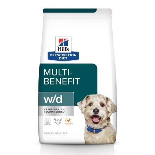 Hundefoder tør – Hill’s Prescription Diet w/d Multi‑Benefit, kylling, 10 kg