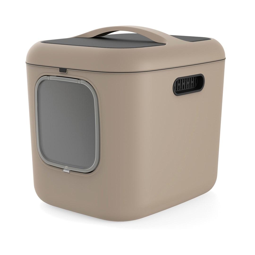 Kattebakke med låg rotho Biala XL – cappuccino