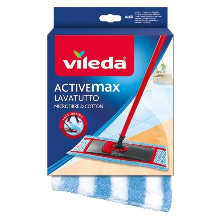 Gulvmoppe refill Vileda Active Max - mikrofiber & bomuld billede