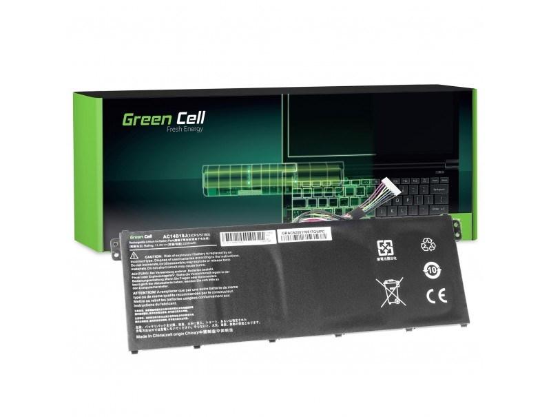 Bærbar batteri Acer – Green Cell AC52, 11,4 V 2200 mAh