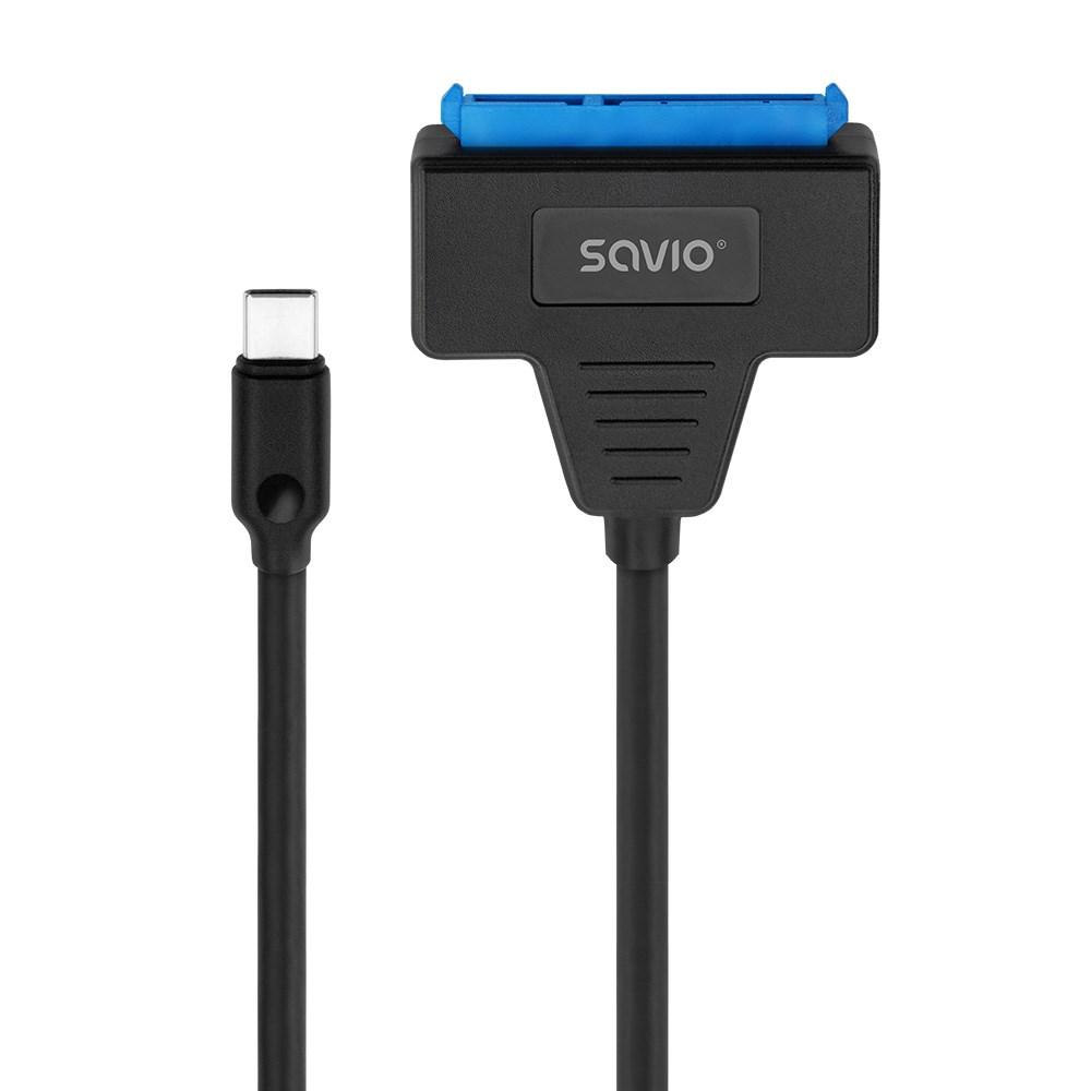 USB-C til SATA adapter 3.1 Gen 1 – Savio AK-69 (til 2,5" drev) billede