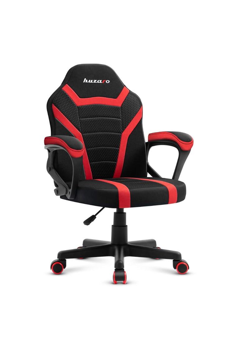 Gamerstol til børn Huzaro Ranger 1.0 – Red Mesh, sort/rød