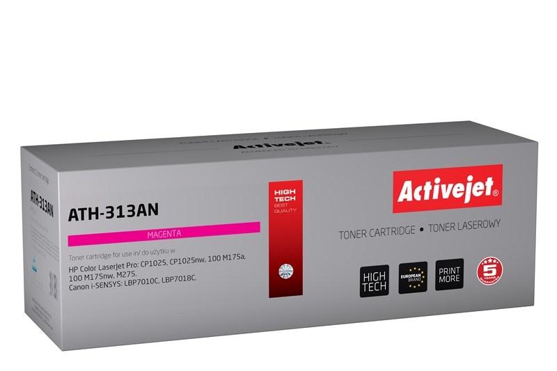 Tonerpatron magenta til laser – Activejet ATH-313AN (erstatning for HP 126A CE313A / Canon CRG-729M, 1.000 sider)