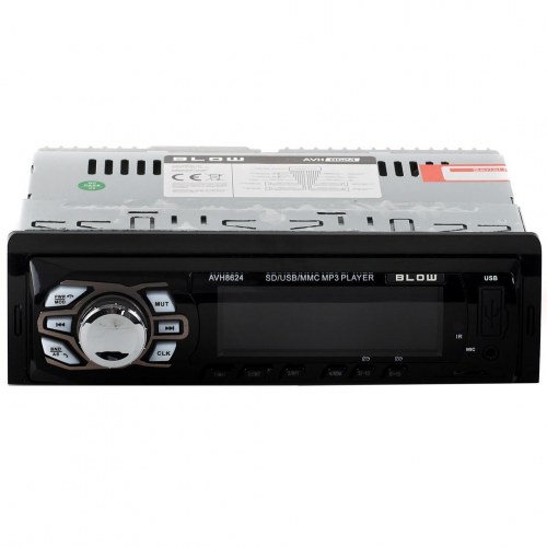 Bilradio BLOW AVH-8624 – sort, FM/RDS, Bluetooth, USB/SD/AUX