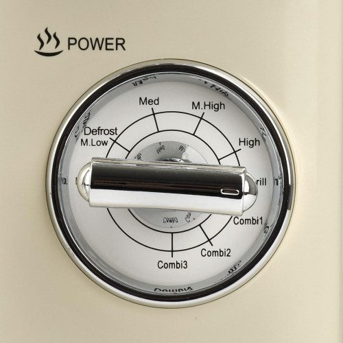 Mikrobølgeovn med grill 20 l – Girmi FM21, beige, 700 W