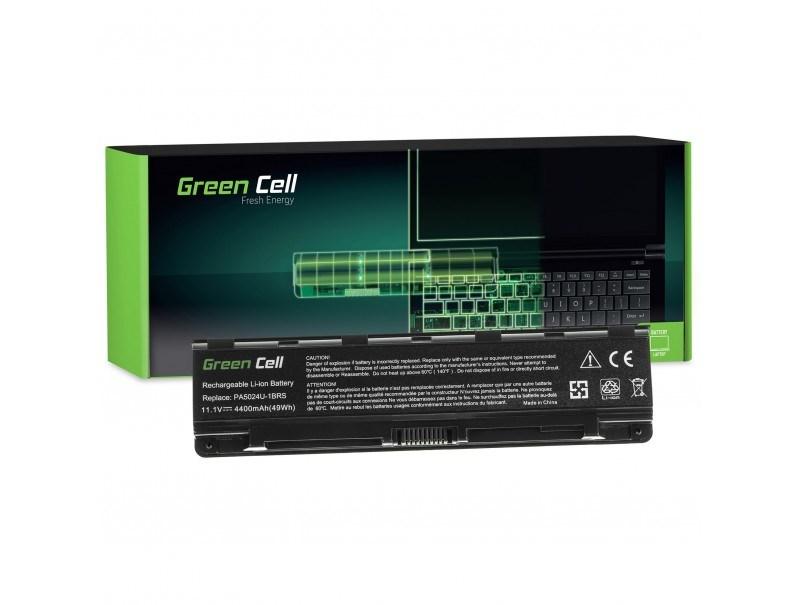Laptop batteri – Green Cell TS13 til Toshiba, 11,1 V 4400 mAh (6 celler)