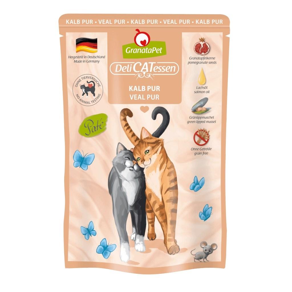 Vådfoder til kat – GranataPet DeliCATessen Kalv 85 g