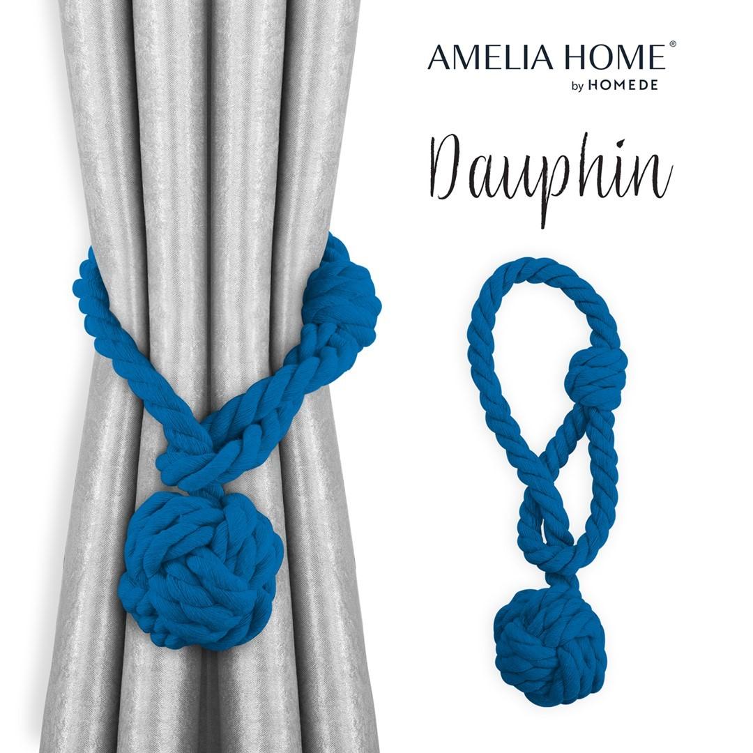 Gardinsamlere Amelia Home Dauphin - indigo (2 stk.)