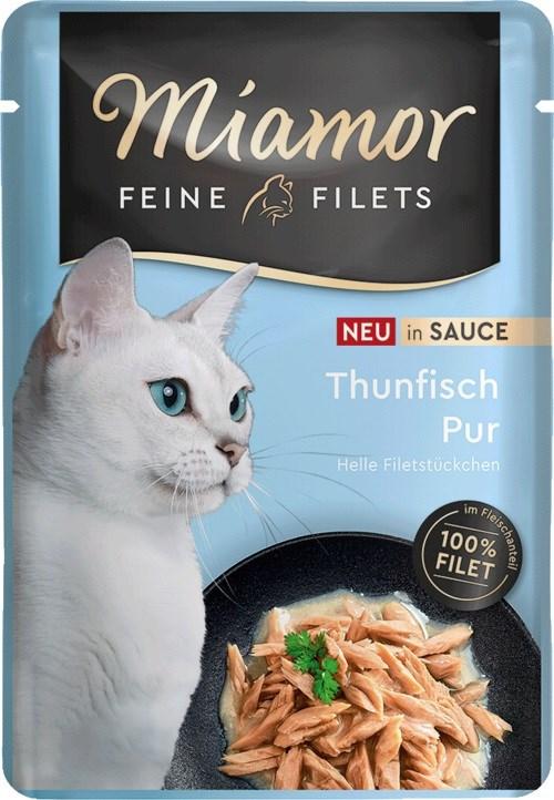 Kattemad vådfoder Miamor Feine Filets tun i sauce 100 g