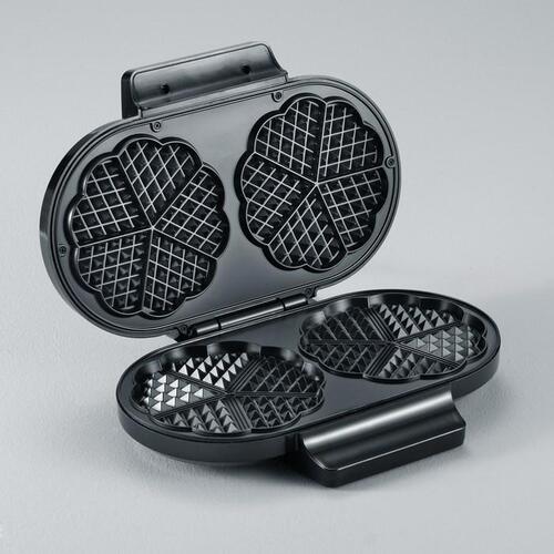 Vaffeljern – SEVERIN WA 2106, 2 hjertevafler, 1.200 W, sort
