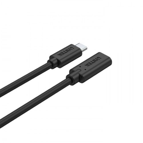 USB-C forlængerkabel 5 m – UNITEK USB 3.2 Gen 2, sort