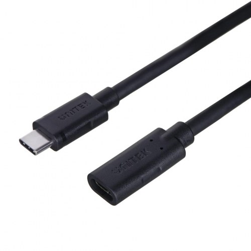 USB-C forlængerkabel 5 m – UNITEK USB 3.2 Gen 2, sort