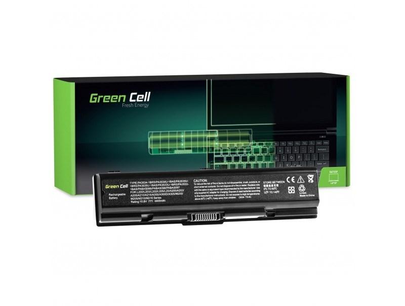 Bærbar-batteri til Toshiba – Green Cell TS01, 11,1 V 4400 mAh (Li‑ion)