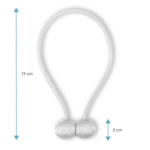 Gardinsnore med magnet – Amelia Home Toronto, lilla (sæt af 2)