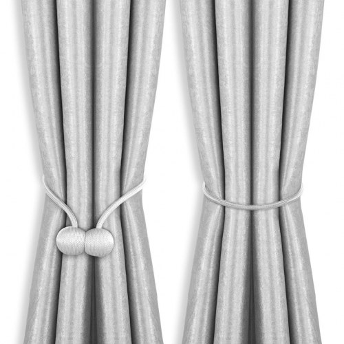 Gardinsnore med magnet – Amelia Home Toronto, lilla (sæt af 2)