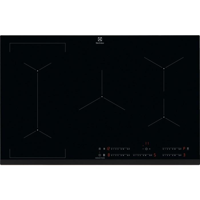 Induktionskogeplade 80 cm – Electrolux EIV835, sort, 5 zoner