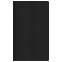 Telttæppe 400x600 cm sort