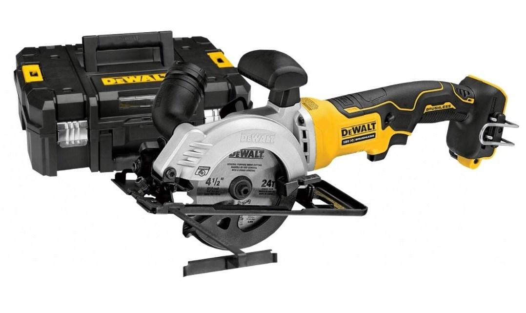 Rundsav 115 mm 18V DeWALT DCS571NT-XJ - med T-STAK, sort/gul billede