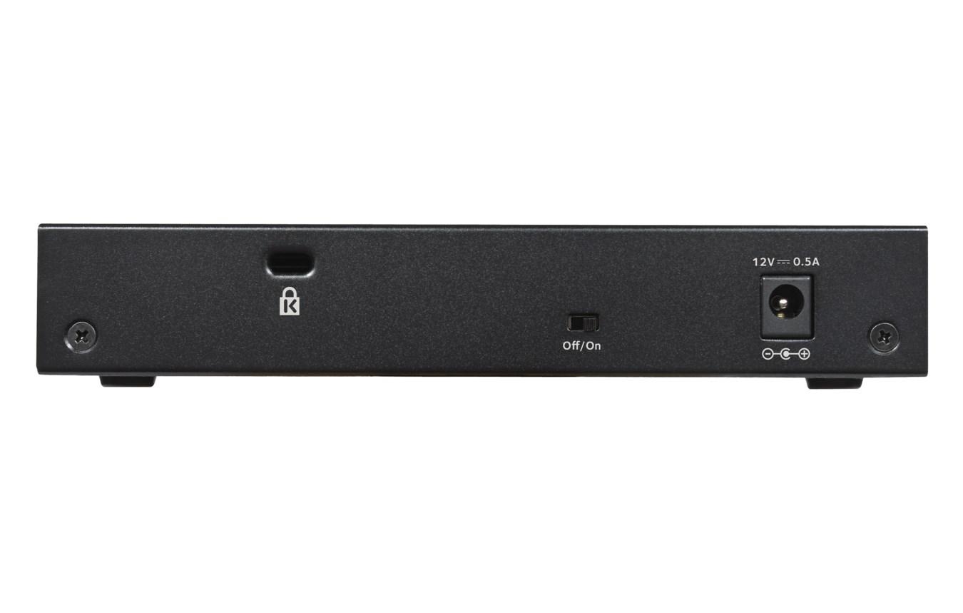 Netværksswitch NETGEAR GS308 - 8-port Gigabit, unmanaged, sort