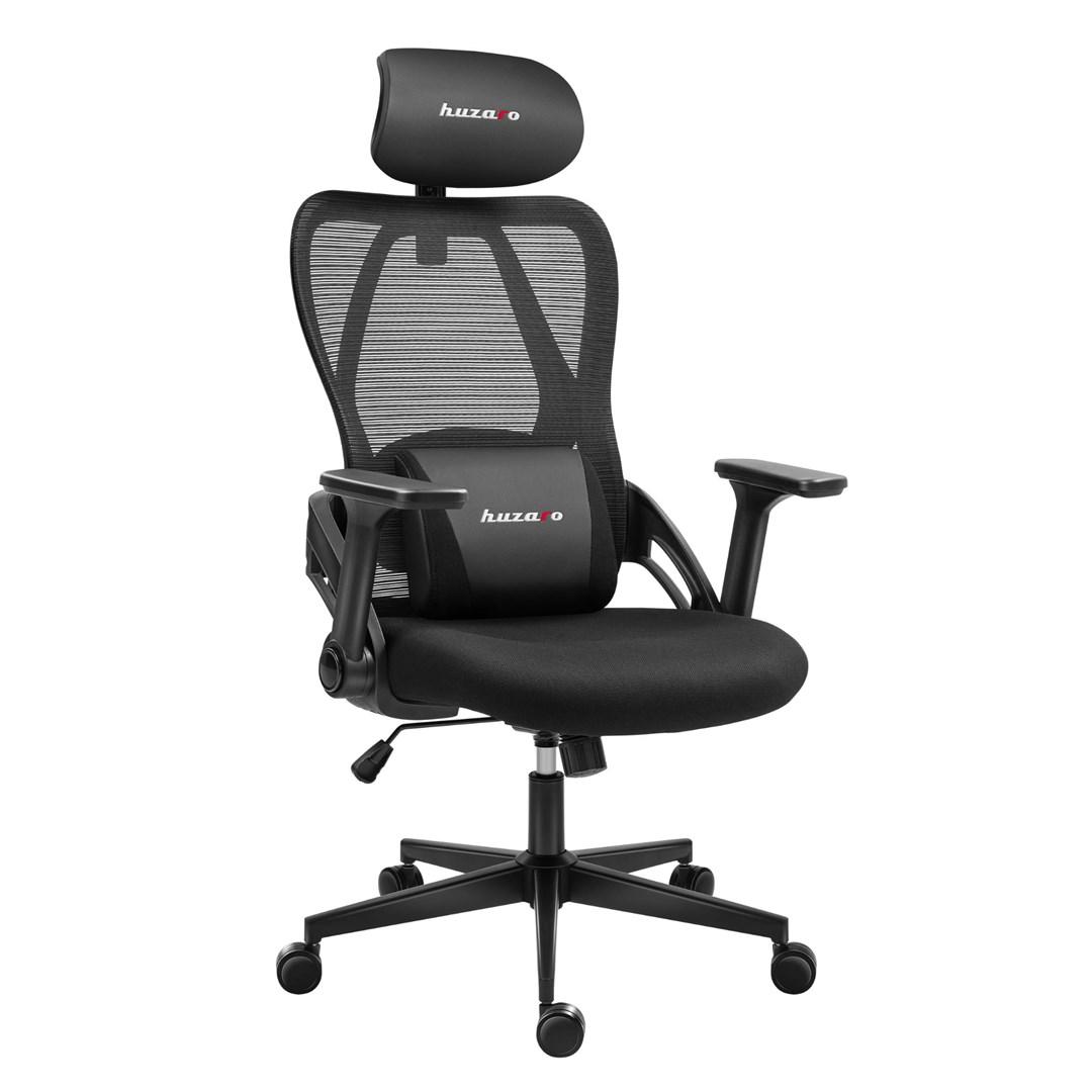 Gamerstol Huzaro Combat 2.7 - sort mesh med nakkestøtte
