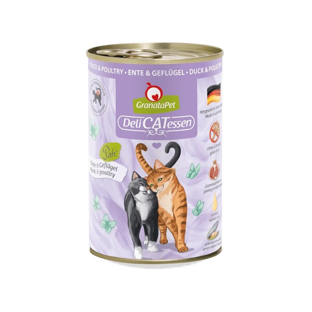 GranataPet DeliCatessen and og fjerkræ vådfoder til katte 400 g