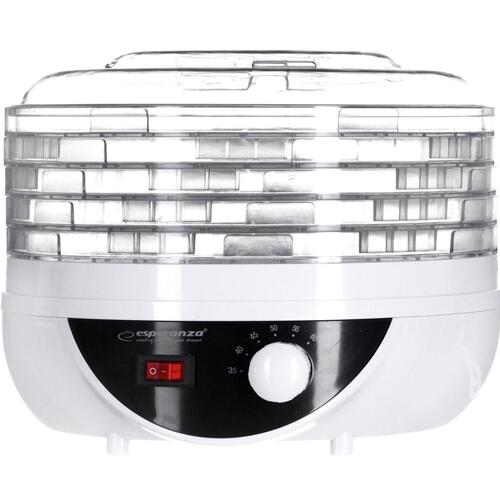 Maddehydrator – Esperanza EKD002, 250 W, hvid/translucent