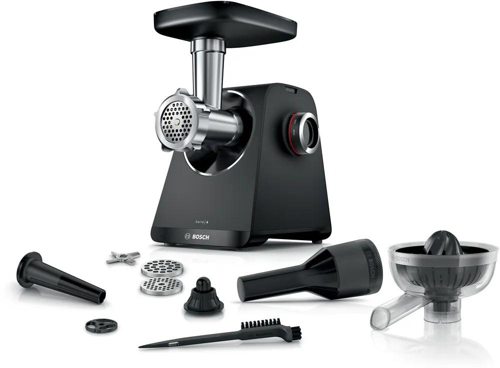 Kødhakker Bosch Serie 4 MFWS430B - 1.900 W - sort/sølv billede