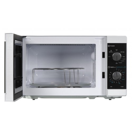 Mikrobølgeovn med grill - Sharp YC-MG01E-W, 20 l, 800 W, sort/hvid