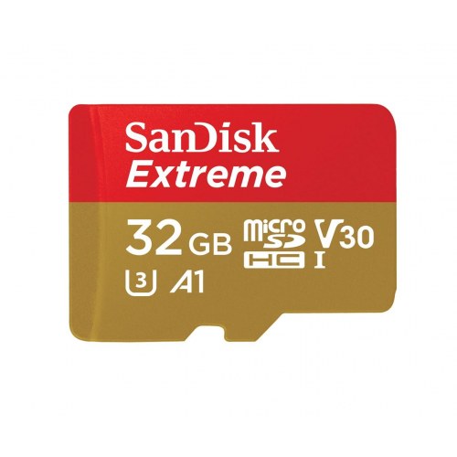 Hukommelseskort microSDHC 32 GB – SanDisk Extreme UHS-I U3 V30 A1