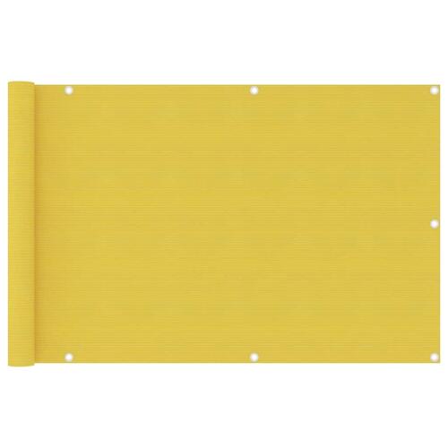 Altanafskærmning 90x400 cm HDPE gul