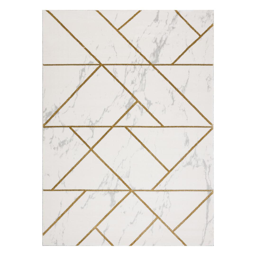 Gulvtæppe Hakano Estema Marblegeo 120×170 cm - cremefarvet