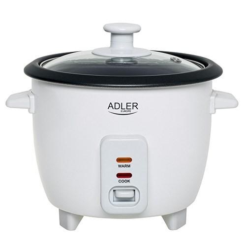Riskoger Adler AD 6418 – 0,6 l, 300 W, hvid