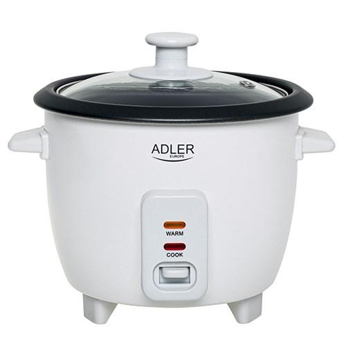 Riskoger Adler AD 6418 – 0,6 l, 300 W, hvid