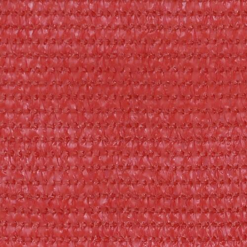 Altanafskærmning 120x500 cm HDPE rød