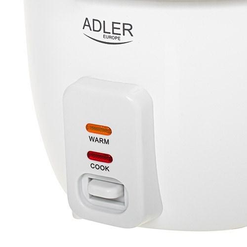 Riskoger Adler AD 6418 – 0,6 l, 300 W, hvid