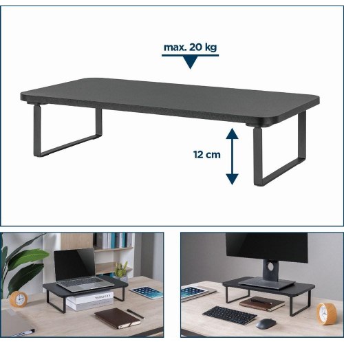 Skærmstander til skrivebord – Gembird MS-TABLE-03, sort