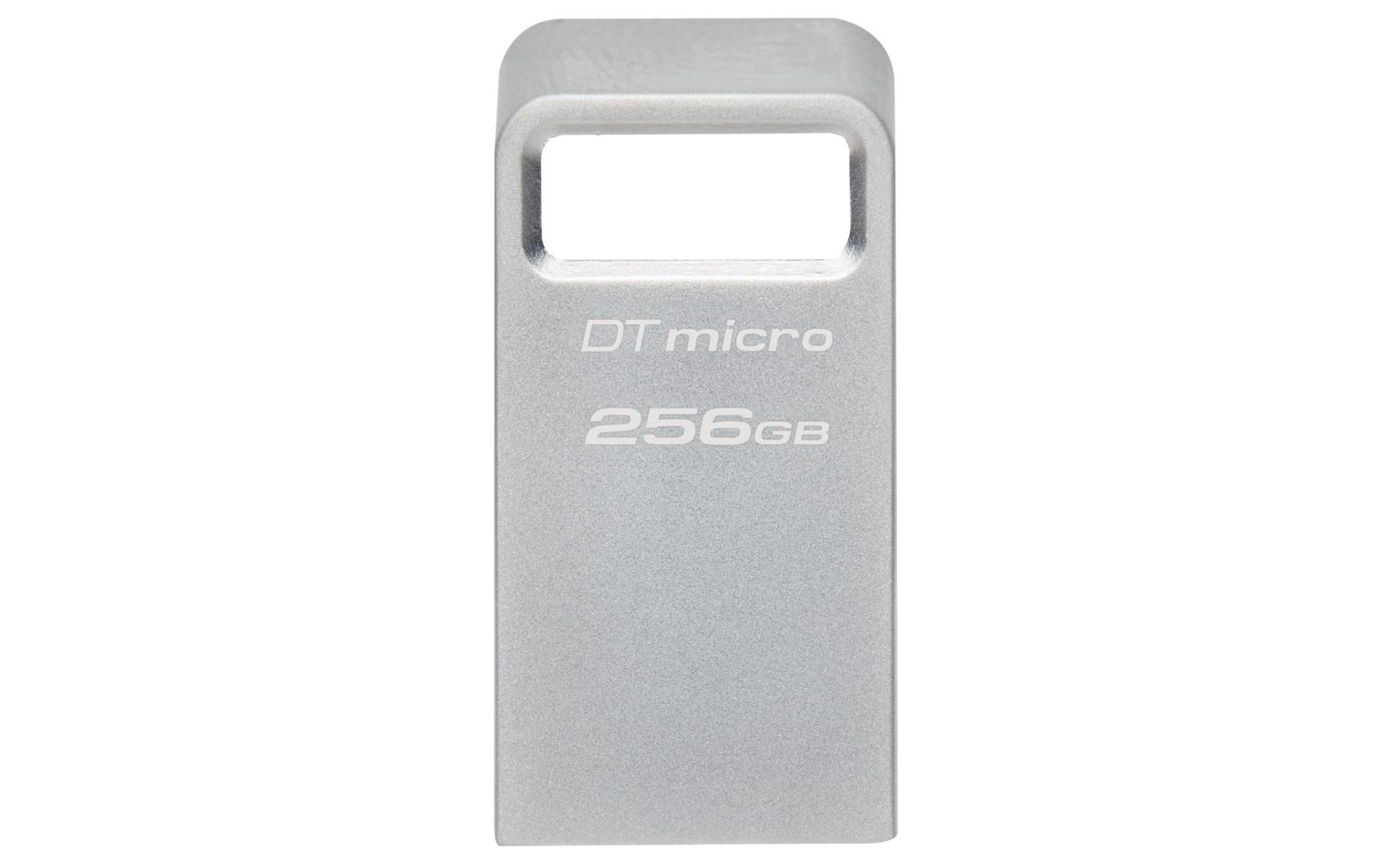 USB stik Kingston DataTraveler 256 GB Micro 200 MB/s, metal, USB 3.2 Gen 1