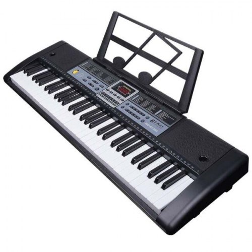 Keyboard til børn MQ 6136L - 61 tangenter med mikrofon og LED-display