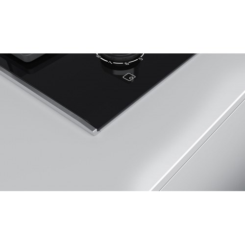 Gas-kogeplade Bosch PRB3A6B70, 2 zoner, sort glas-keramik, indbygning