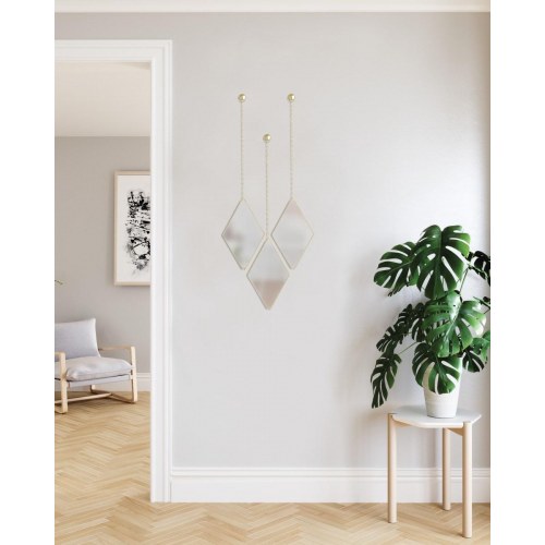 Vægspejl Umbra Dima – højdejusterbart design