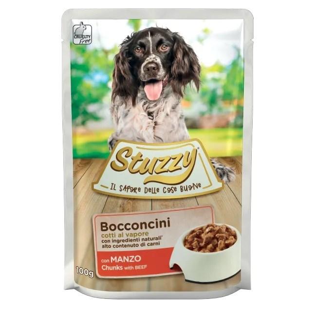 Hundefoder vådfoder Stuzzy - oksekød, 100 g