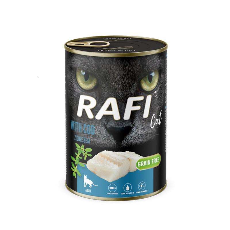 Vådfoder til kat – Dolina Noteci RAFI Adult med torsk, 400 g