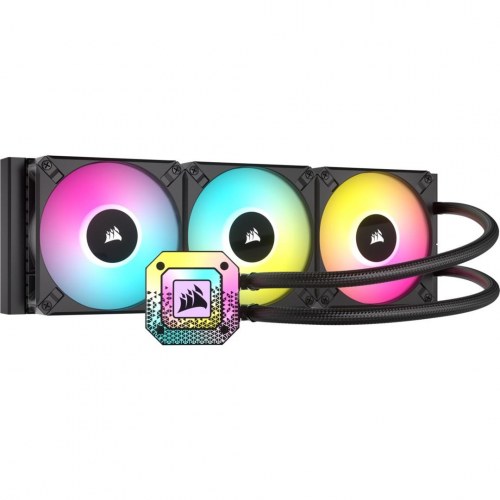 Vandkøler til CPU Corsair iCUE H150i Elite Capellix XT 360 mm, 3×120 mm, sort